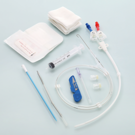 Disposable Long Term Hemodialysis Catheter Set Blood Permanent Haemodialysis Line Kit